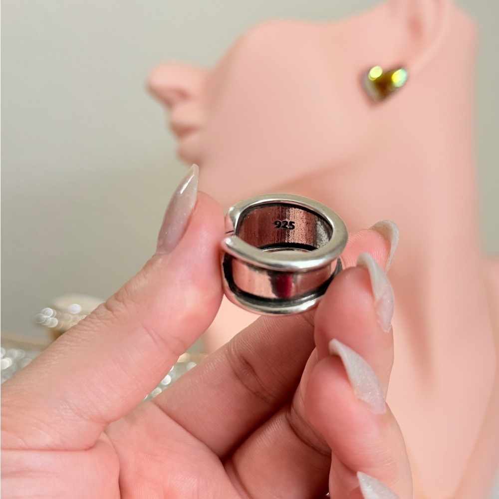 ⚜️ S925 Silver Band Ring
